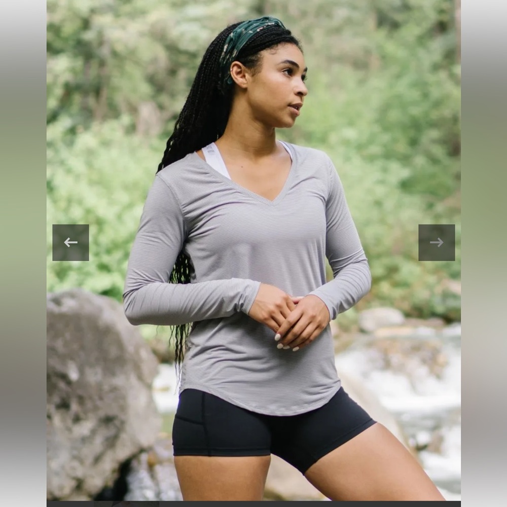 Zyia Steel Gray Wanderer Long Sleeve T (XL)